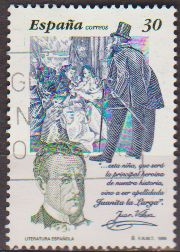 z vendido España 1995 3357 Sello º Literatura Española Juanita la Larga Juan Varela Timbre Espagne Spain Spagna